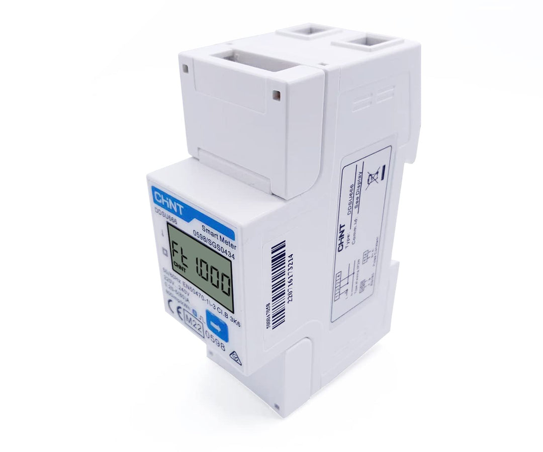 DDSU666 Einphasig Elektronischer Vierleiter-Energiezähler, Stromzähler für Solaranlagen PV System, S