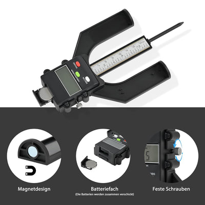 Kiiowana Tiefenmesser, 0-80mm mit Digital LCD Display Digitale Messschieber,für Tiefenmesser Holzbea