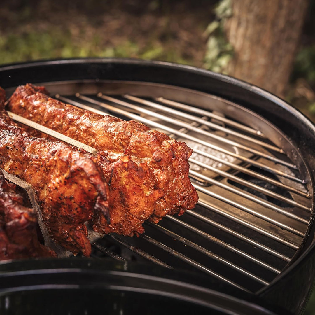 Kugelsmoker für 67cm Weber Kugelgrills - Mach einen Smoker aus deinem Kugelgrill - Edelstahl - Ø 67c