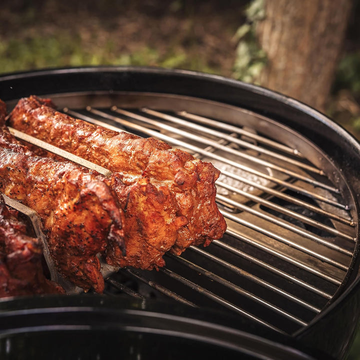 Kugelsmoker für 67cm Weber Kugelgrills - Mach einen Smoker aus deinem Kugelgrill - Edelstahl - Ø 67c