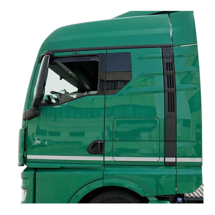 Windabweiser Regenabweiser kompatibel mit Volvo FH12 FH16 1995-2013 Dunkel Acryl 2tlg FH12 FH16 1995