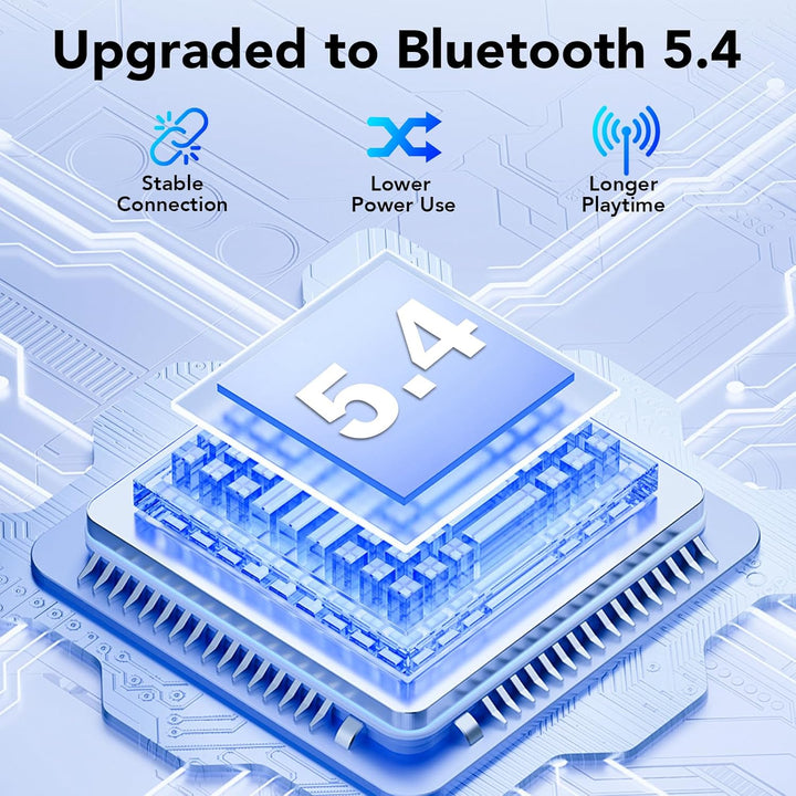 2026 Neu Bluetooth Kopfhörer, In Ear Kopfhörer Kabellos Bluetooth 5.4, 4 ENC Noise Cancelling Mic mi