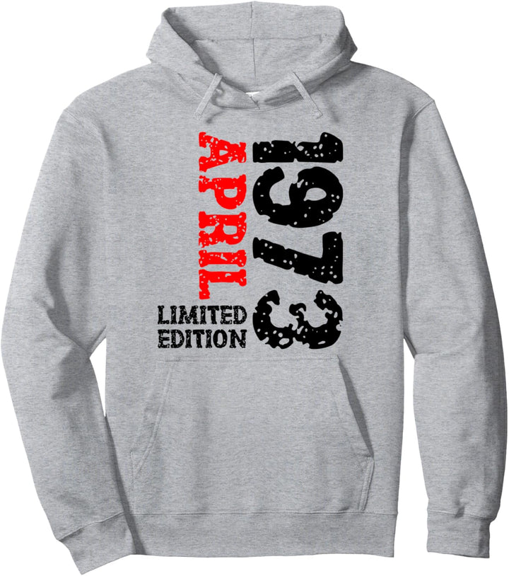 50. Geburtstag Deko Frauen Männer Limited Edition April 1973 Pullover Hoodie