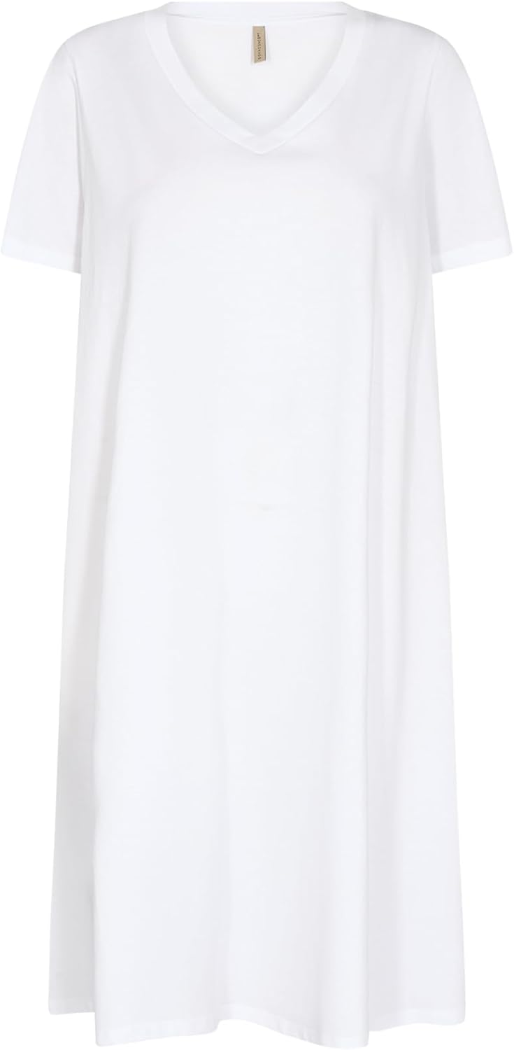 SOYACONCEPT Women's SC-Derby 20 Damen Kleid, Weiss, Medium