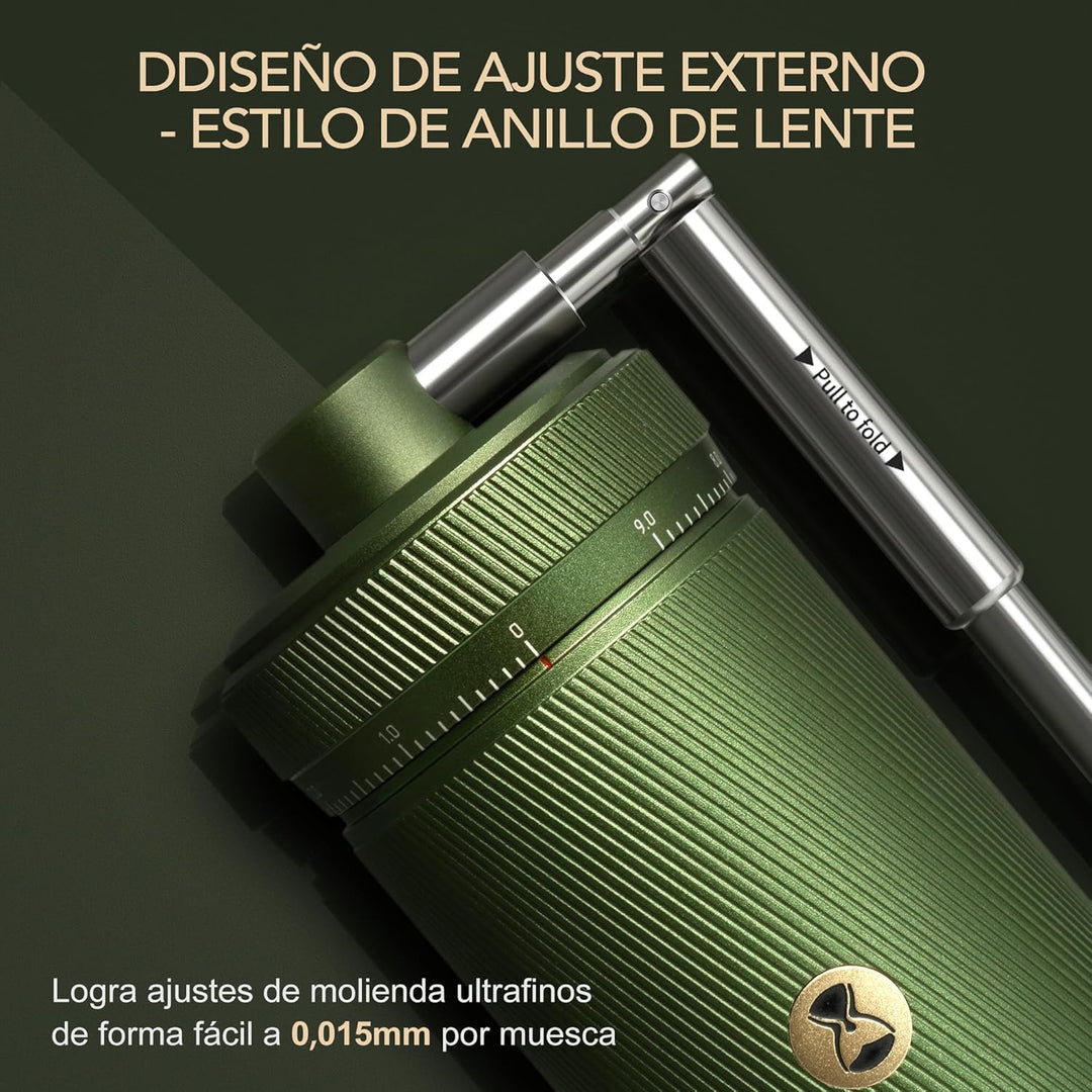 TIMEMORE Chestnut S3 Manual Kaffeemühle, mit numerischer externer Einstellung, Vollmetallgehäuse und