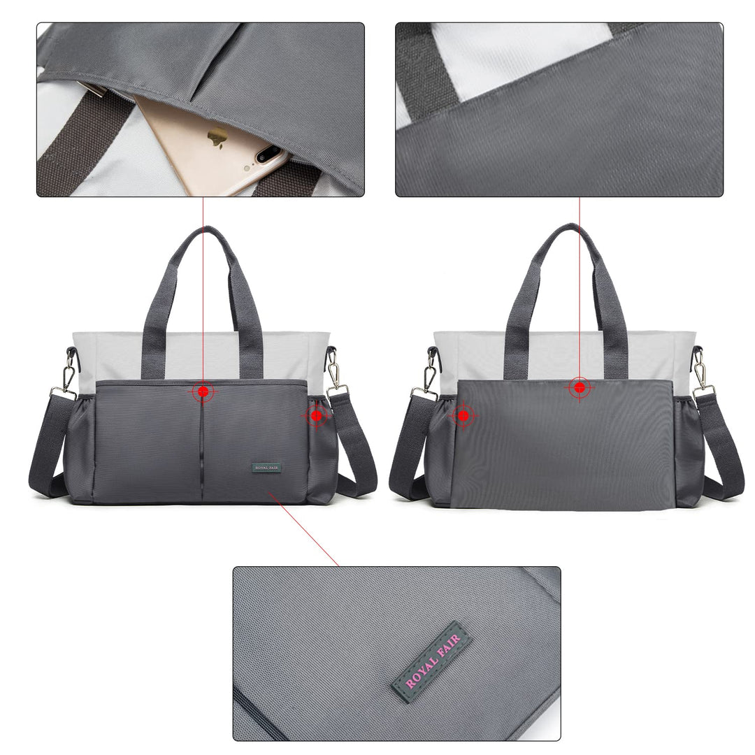 ROYALFAIR Baby Wickeltasche Klein für Unterwegs Reise Wickeltasche Bote Messenger mit Isoliertasche
