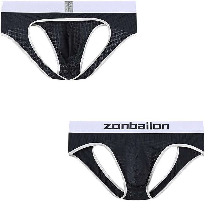 YAHWULAI Herren G-String Unterwäsche Komfortable und Atmungsaktive Herren-Strings mit Grossem Beutel