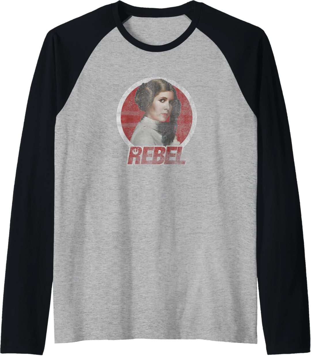 Star Wars Princess Leia Original REBEL Badge Raglan