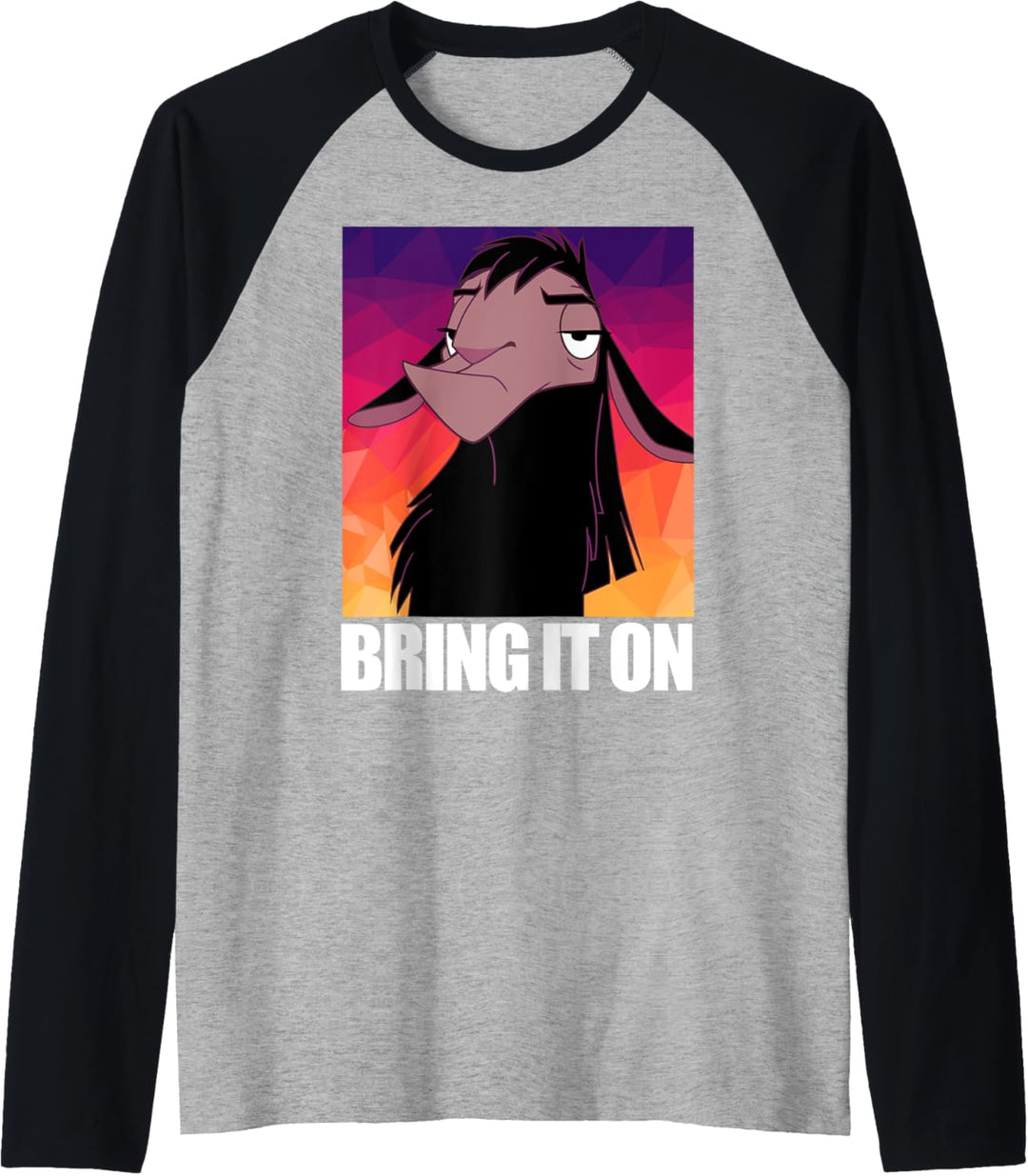 Disney Emperor's New Groove Kuzco Llama Bring It On Raglan