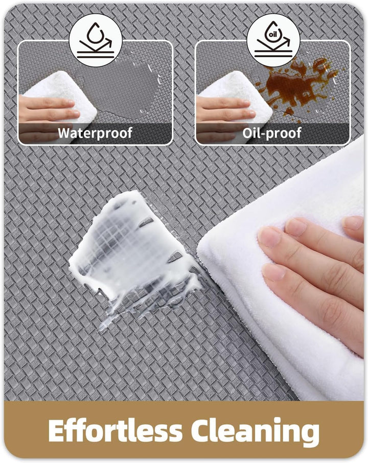 Color G Küchenläufer 2 Stück, küchenteppich waschbar rutschfest, Teppich küche mit Ölfest und Wasser