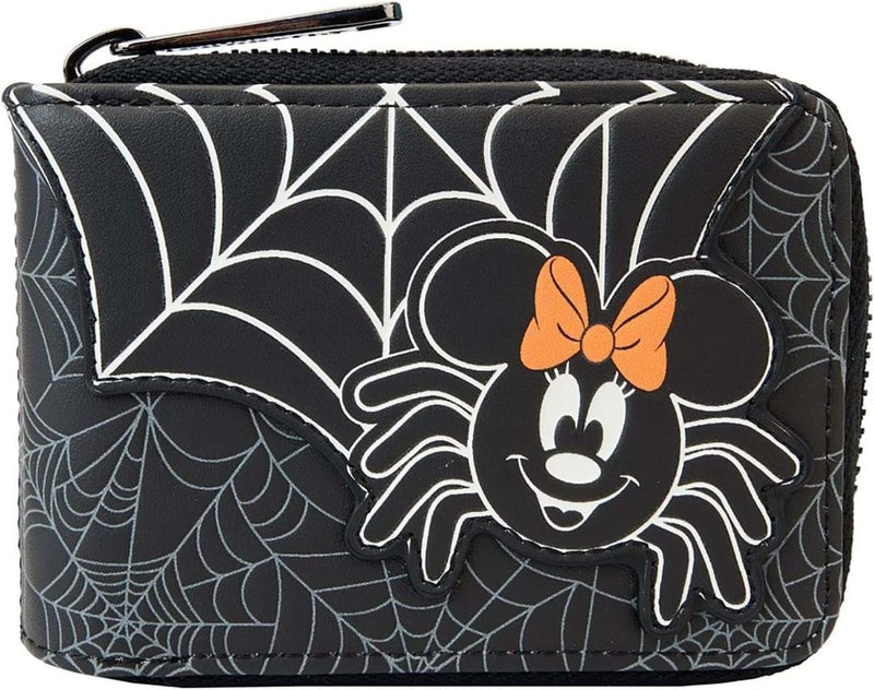 Loungefly Disney Minnie Mouse Spider Akkordeon Geldbörse, Schwarz, Einheitsgrösse, Geldbörse, Einhei