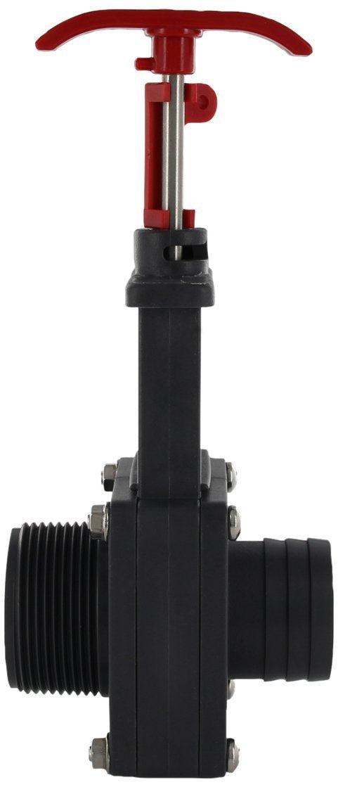 Steinbach Absperrschieber, Schlauchanschluss Ø 38 mm, 1,5" Aussengewinde, 060020 Black Klein, Black