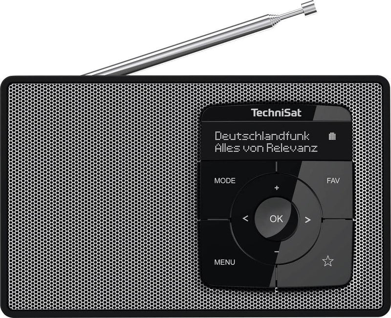 TechniSat DIGITRADIO 2 - Tragbares DAB+/UKW-Radio mit Akku (mit Bluetooth Audiostreaming, Weckfunkti