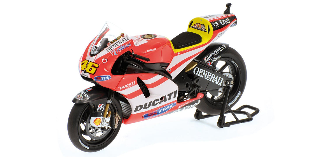 Minichamps 122110046 - Ducati Desmosedici - Valentino Rossi, Moto GP, Massstab: 1:12