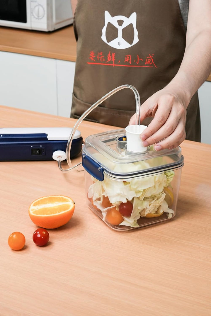 Peach Vakuumiergerät To-Go - kabellos - Lebensmittel natürlich Frischhalten - kein Foodwaste mehr -