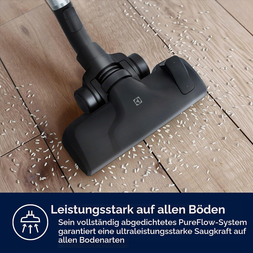 Electrolux PC91-4MG Pure C9 beutelloser Staubsauger, 700 W, 16 Liter, 72 Dezibel, Stahl, Mineralgrau