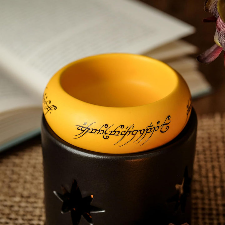Elbenwald Herr der Ringe Duftlampe im Der Eine Ring Design 2-teilig 9 x 10,5 x 9 cm aus Steingut sch