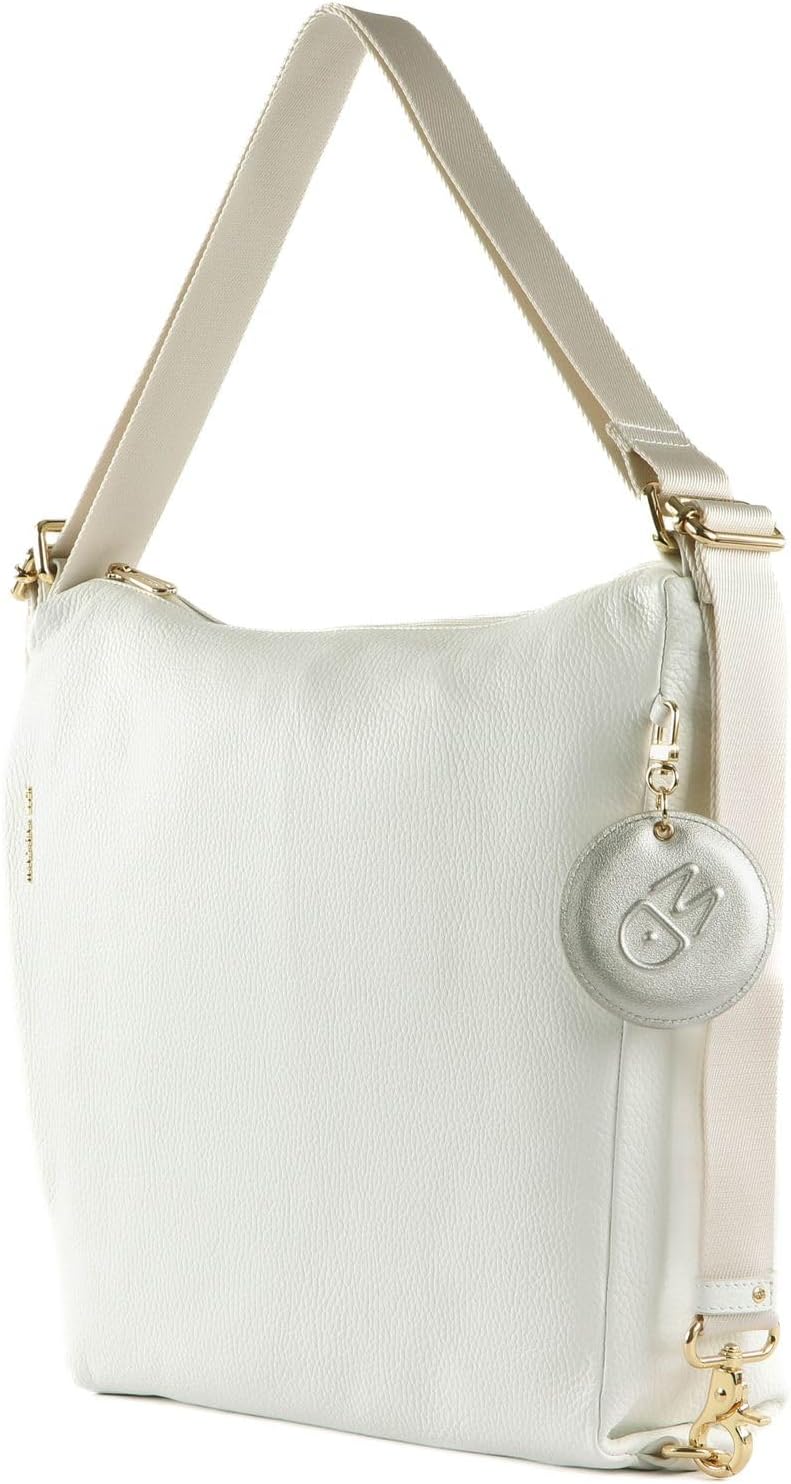 Mandarina Duck Damen Mellow Leather Tasche Optical White, Optical White