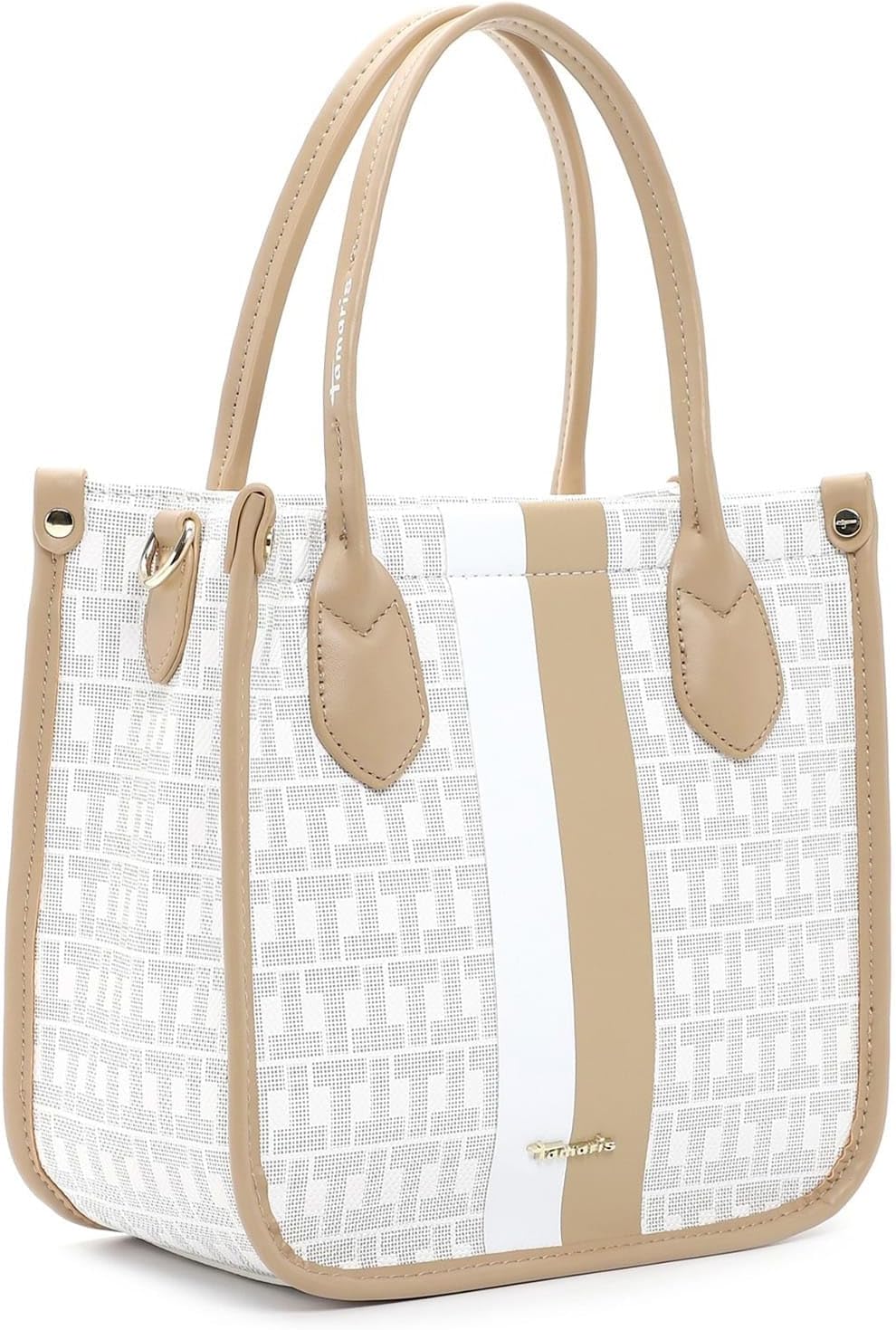 Tamaris Shopper Liz 32323 Damen Handtaschen Print Einheitsgrösse Lighttaupe, Einheitsgröße