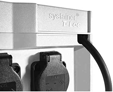 FESTOOL Systainer SYS-PowerHub IP44 mit 5 Steckdosen 396 x 296 x 157,5 mm, 1 Stück,200231
