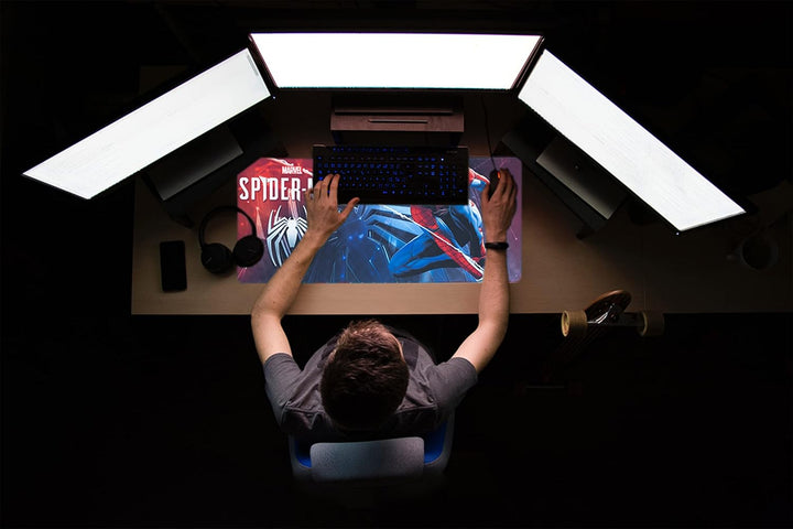 Grupo Erik Mauspad XXL Marvel Spiderman Gaming Mousepad XXL rutschfest und Wasserabweisend Mauspad G