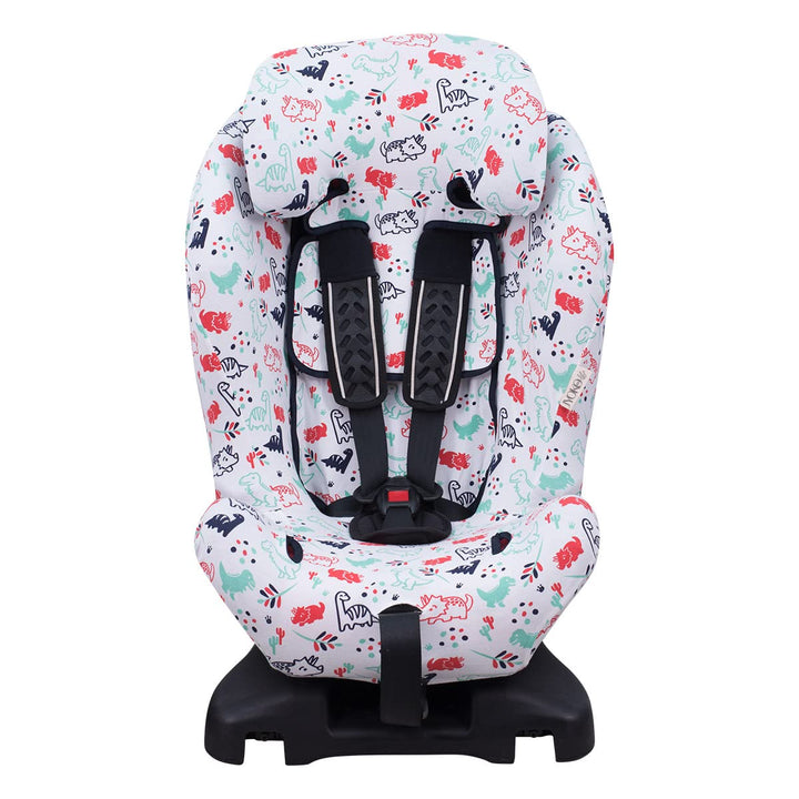 JYOKO Kids Bezug für Autositz kompatibel mit Axkid (Dino Party, Axkid Minikid Kidzone Duofix) Axkid