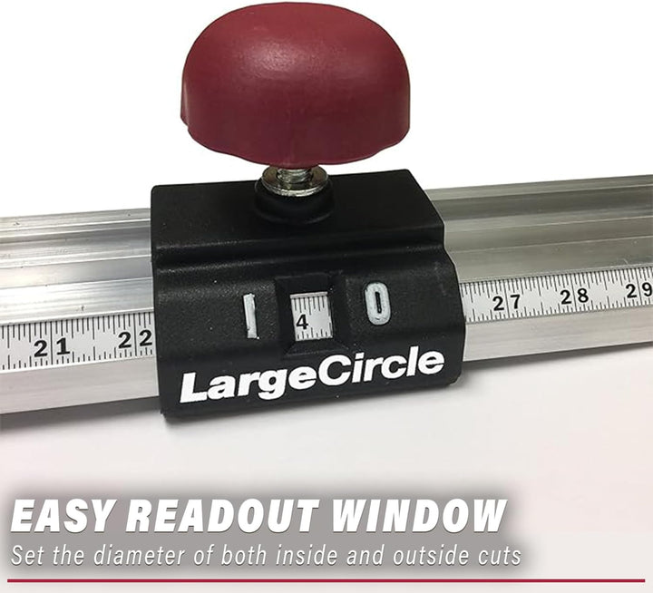 Milescraft 1219 CircleGuideKit, Schwarz, CircleGuideKit