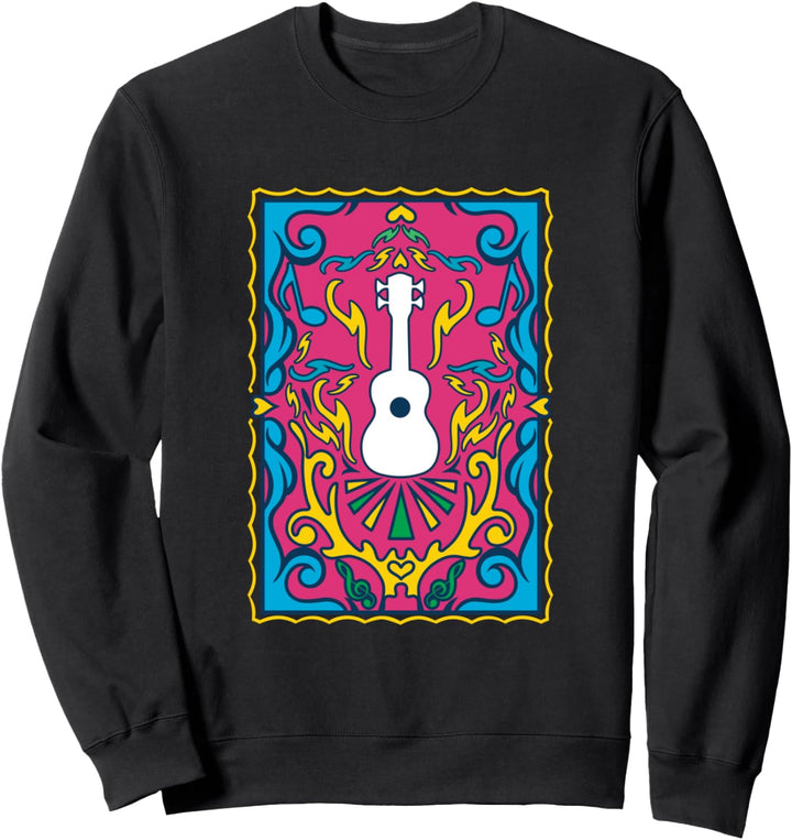 Gitarrist Akustik Musikinstrument Musik Uke Musikalisch Sweatshirt