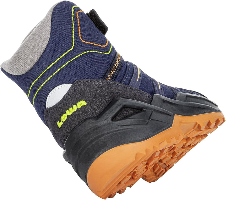 LOWA Stiefel mittel MADDOX WARM GTX MID [2024] 25 EU Navy Orange, 25 EU Navy Orange