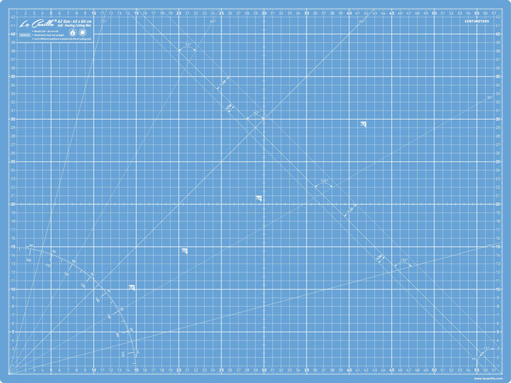 La Canilla Schneidematte A2 Selbstheilend (60x45 cm - 24x18") Cutting Mat Schneideunterlage für Bast