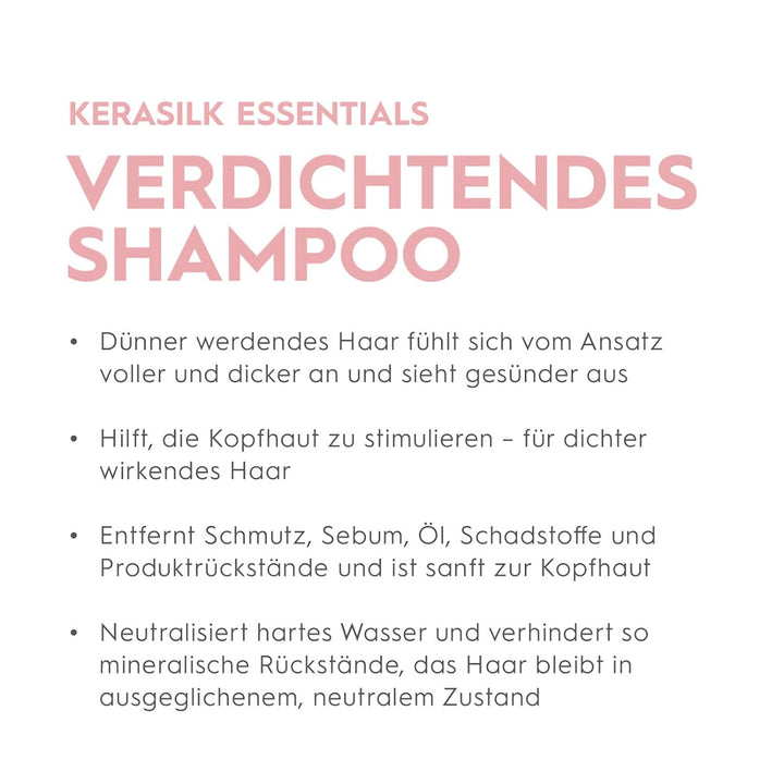 Kerasilk Essential, Verdichtendes Shampoo für dünner werdendes, schwaches Haar, 750ml, 750ml