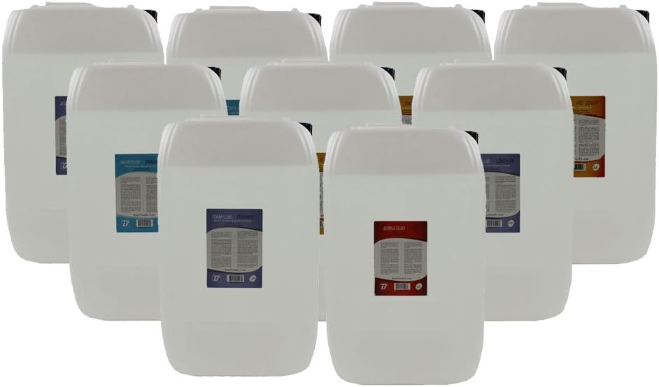 BoomToneDJ Flüssigkeit für Seifenblasenmaschinen, Transparent 20 l durchsichtig, 20 L