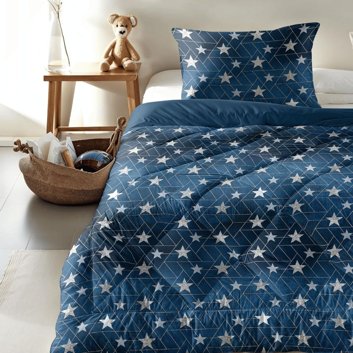 Zelesta Kiddybed kinderbettwäsche 135x200 4 Jahreszeiten - Bettwäsche winterdecke und Sommer-Bettdec