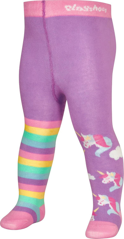 Playshoes Unisex Kinder Strumpfhose 98-104 Einhorn 2er Set, 98-104 Einhorn 2er Set