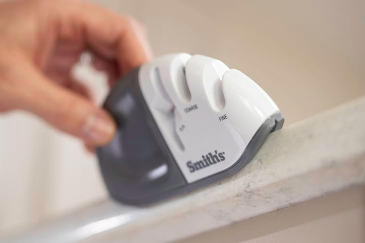 SMITH'S SINCE 1961 51003 Messerschärfer, Kunststoff, Weiss Weiss Diamond Max, Weiss Diamond Max