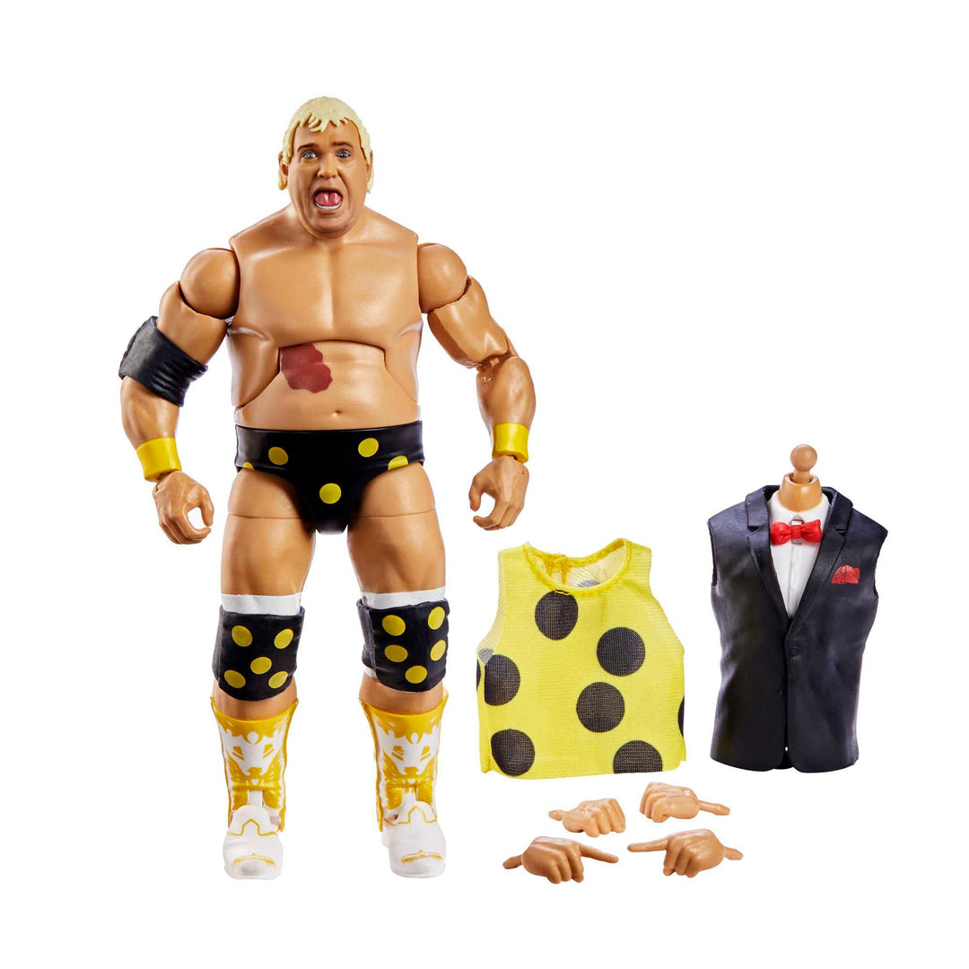 WWE HKP11 - Elite WrestleMania Dusty Rhodes Actionfigur, bewegliches WWE Sammlerstück mit Zubehör, S