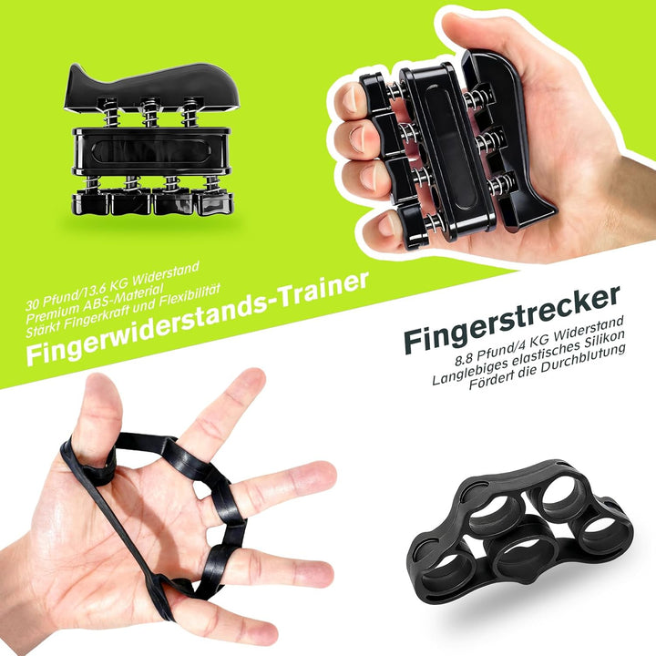 Handtrainer, U-VKK Unterarmtrainer-Set, Griff 5-60 kg, Hand Unterarm Trainingsgerät, Grip Griffkraft