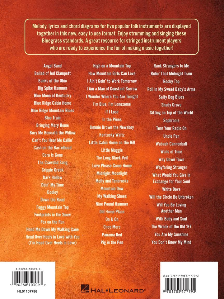 Bluegrass Songs: Strum Together: Songbook for Any Combination of Standard Ukulele, Baritone Ukulele,