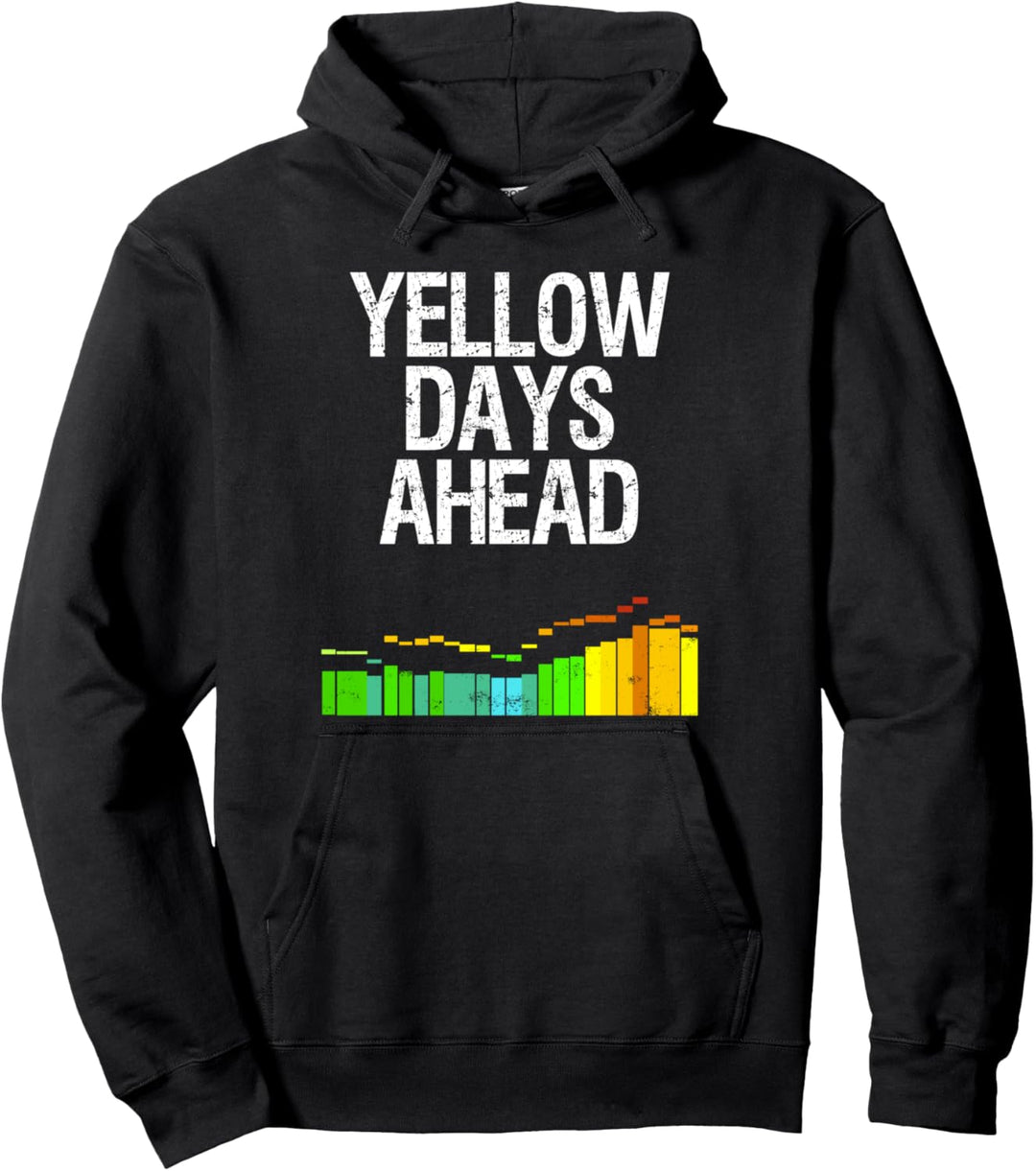 Kite Surf Spruch Yellow Days Windsurfen Geschenk Kitersurfen Pullover Hoodie