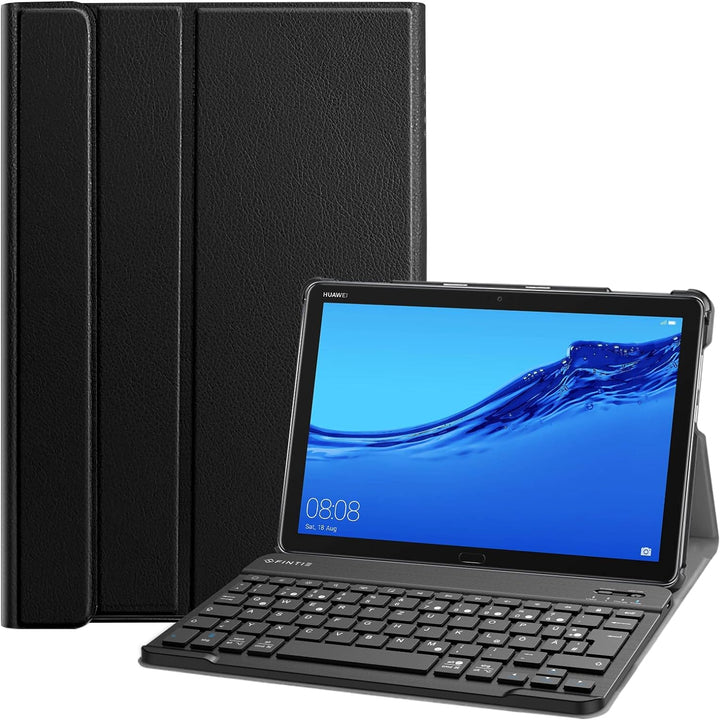 Fintie Tastatur Hülle für Huawei MediaPad M5 Lite 10.1 Zoll - Ultradünn leicht Schutzhülle Keyboard