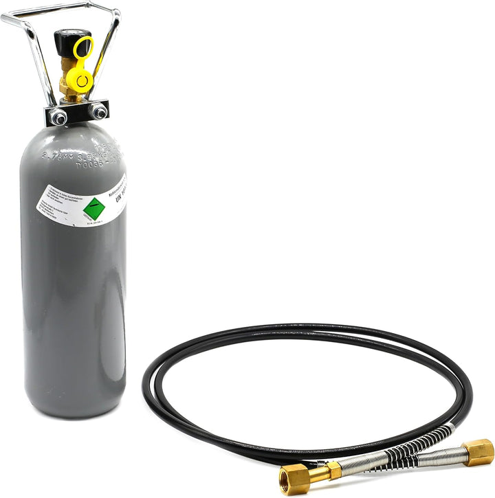 Universal CO2 Adapterschlauch inkl. 2kg Kohlensäure für Anschluss an Wassersprudler
