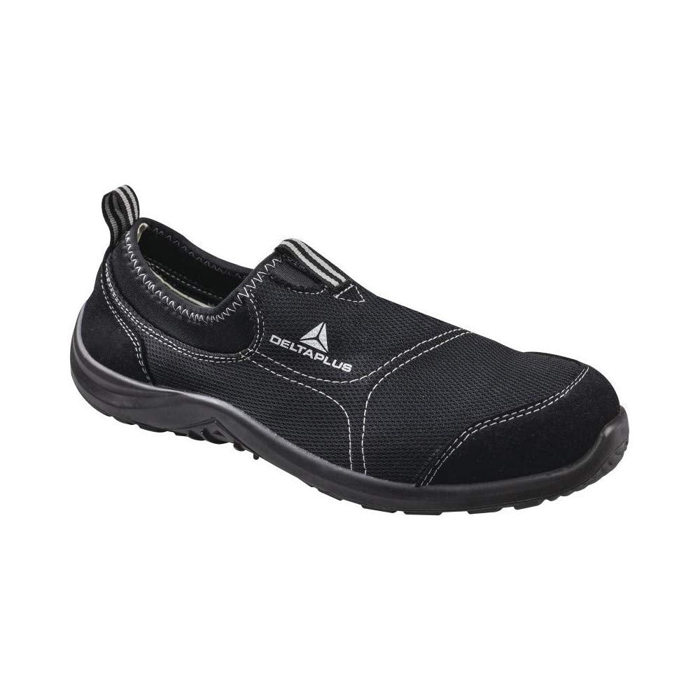 Deltaplus Damen Miami S1p Delta Plus Panoply Miami S1P black canvas non-slip on steel toe safety tra