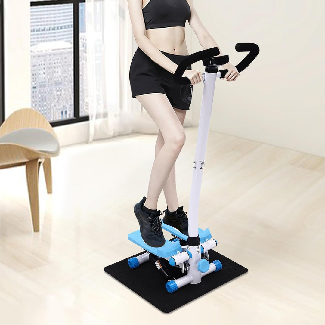 Fitness Stepper, Übung Stepping Machine, Fitness Stepper mit Lenker, für Hause Büro Wohnzimmer Fitne