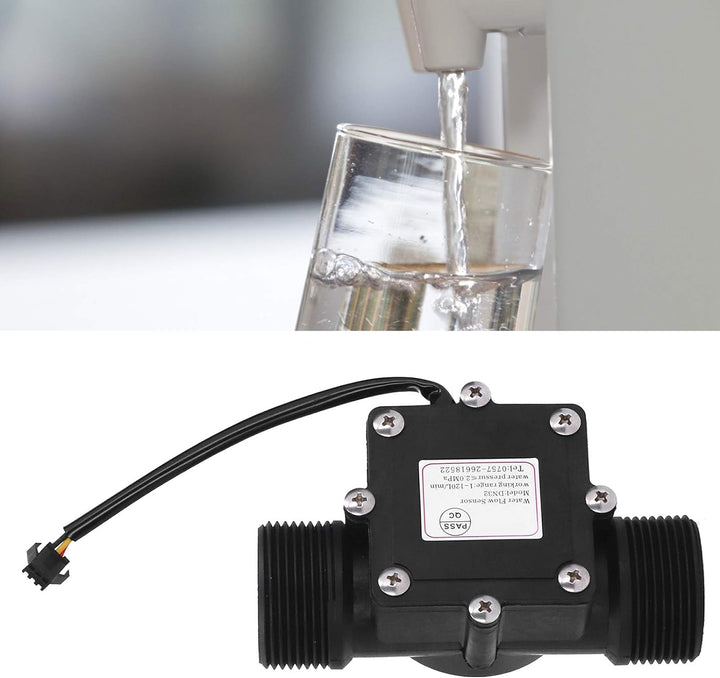 Wasserdurchflusssensor YF-DN32 G1.25in Brauchwasserdurchflussmesser, Rohrwasserdurchflussmesserzähle