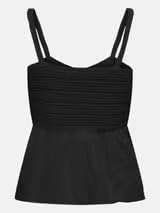 ONLY ONLMONNA LIFE SL WOVEN MIX TOP KNT