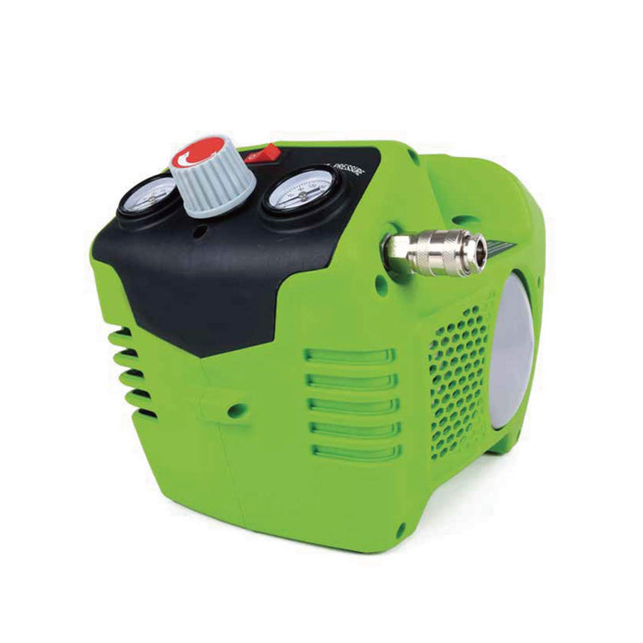 Greenworks G24AC Akku Kompressor und Luftpumpe 8 Bar, 40L/min 240W OHNE 24V Akku & Schnellladegerät,