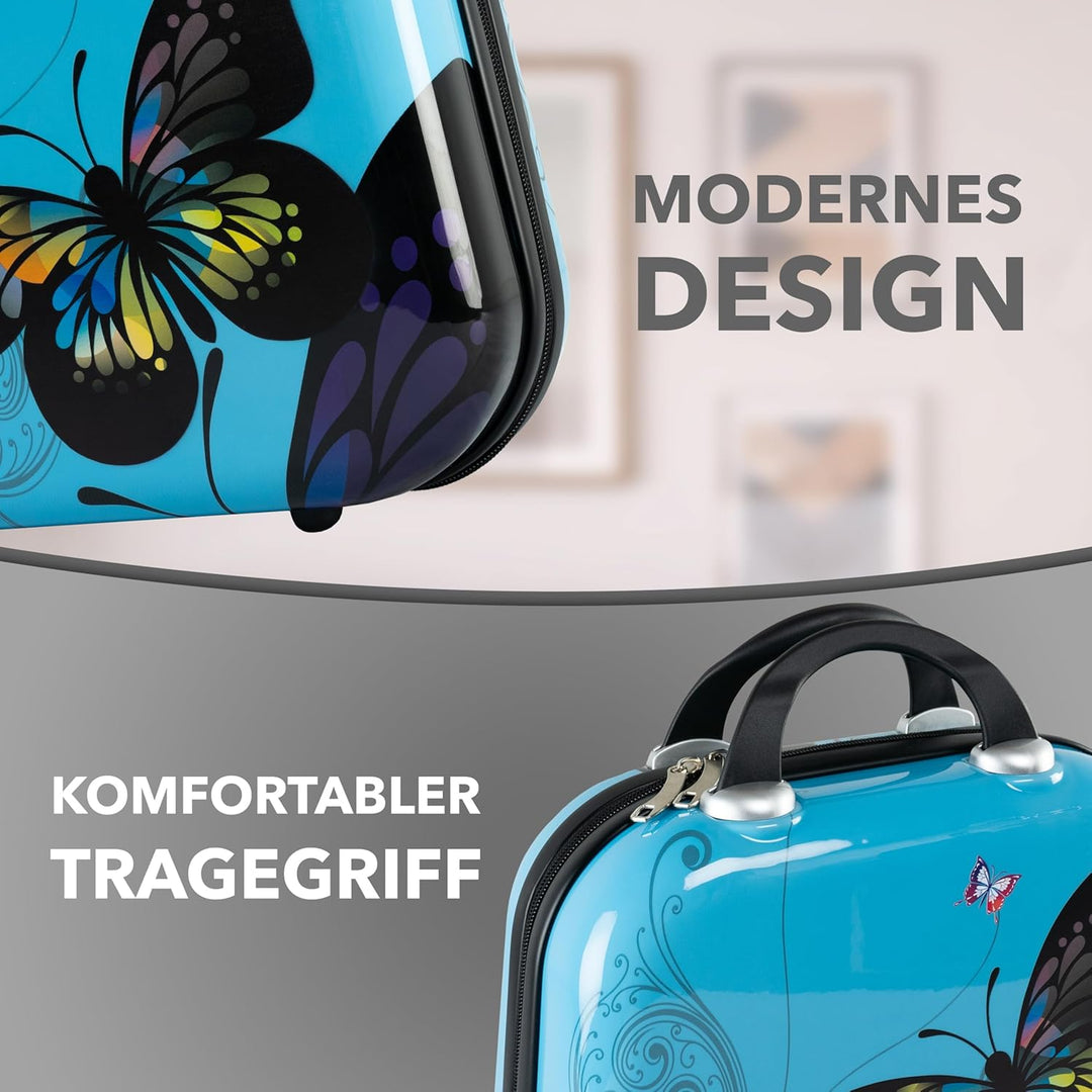 Xonic Kosmetikkoffer Damen – Beauty Case Hartschale für Reisen – Robustes Beautycase Damen mit Trage