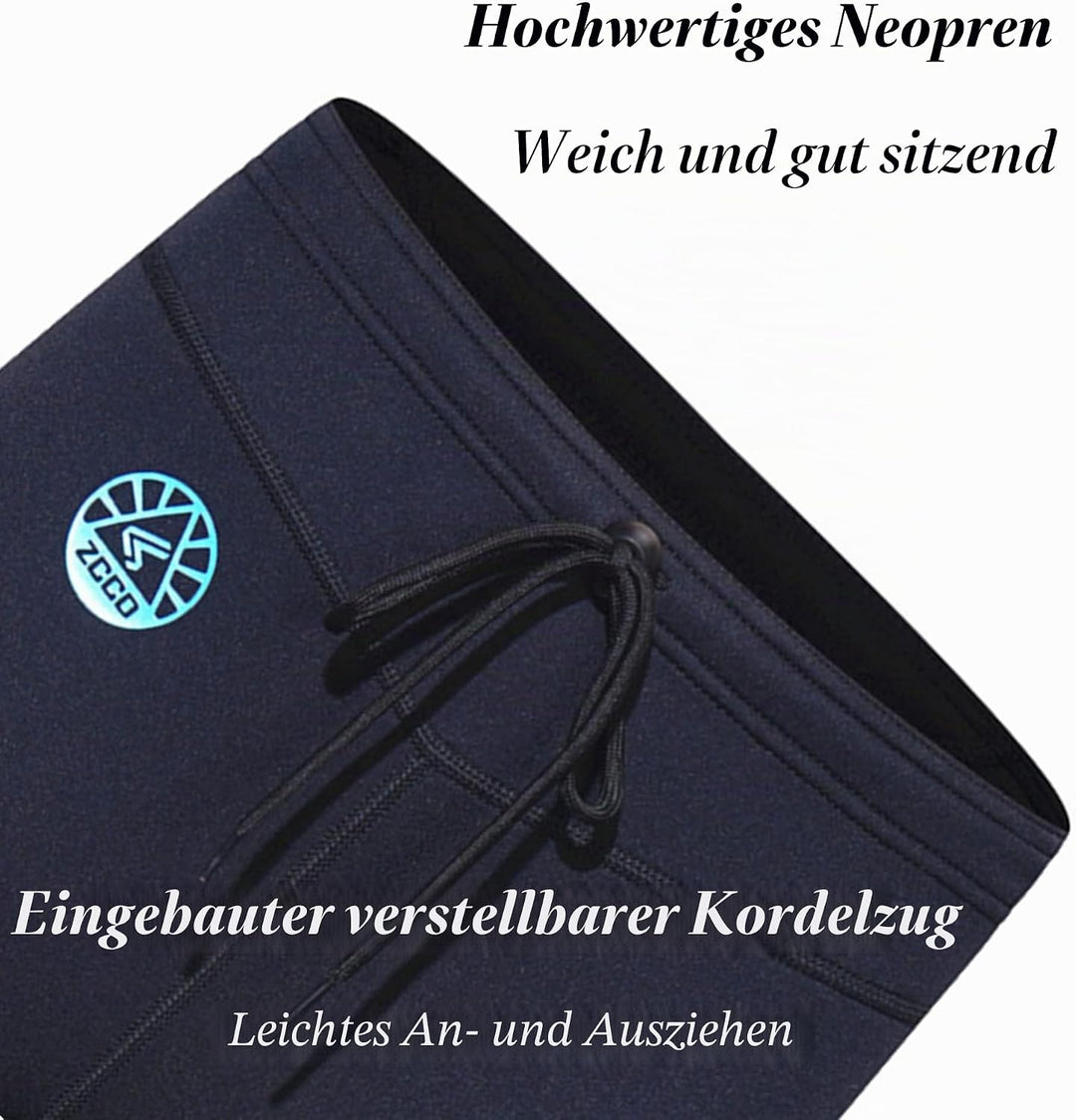 ZCCO Herren und Damen Neoprenhose, 1,5mm/3mmLange Neoprenhose, Tauchhose zum Surfen, Kajakfahren, Sc