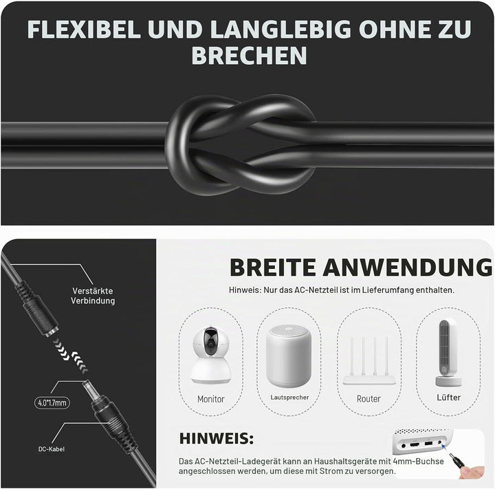 NEEWER Virtueller Batterie mit AC/DC Koppler, ersetzt die Stromversorgung des EP~5B/EN~EL15, kompati