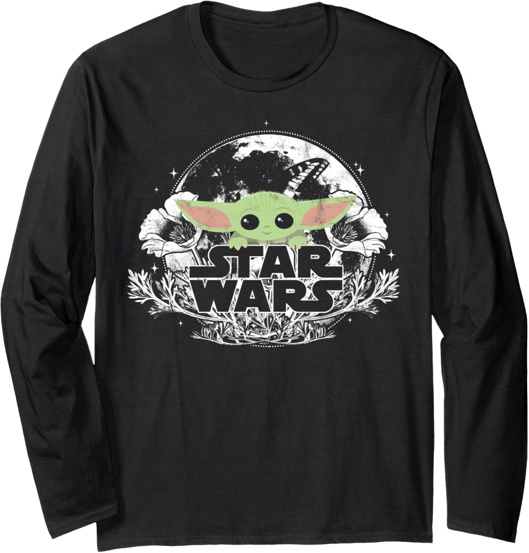 Star Wars The Mandalorian The Child Floral Langarmshirt